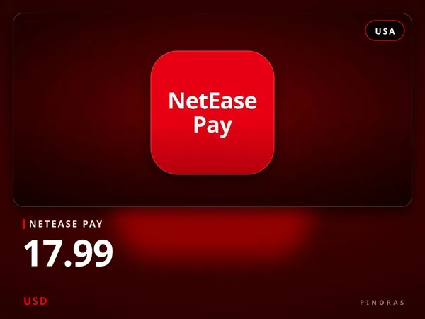 NetEase Pay USA - 17.99 USD