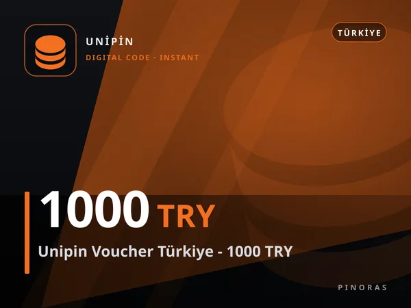 Unipin Voucher Türkiye - 1000 TRY