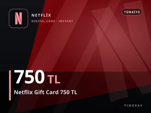 Netflix Gift Card 750 TL