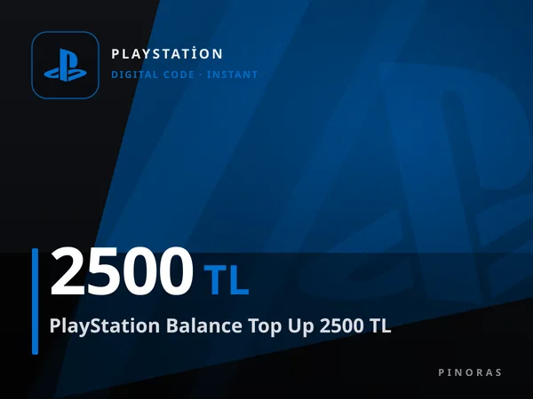 PlayStation Balance Top Up 2500 TL