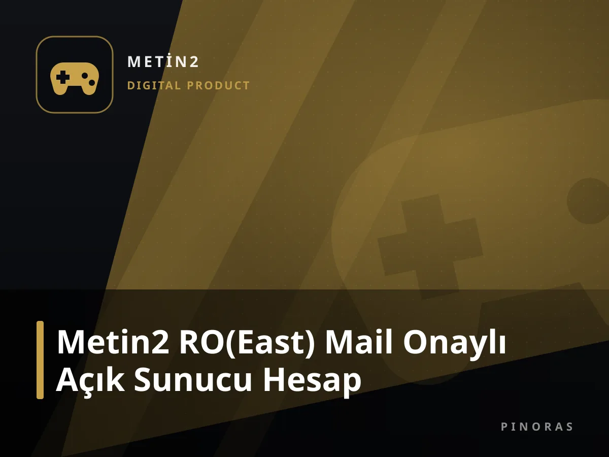 Metin2 RO(East) Mail Onaylı Açık Sunucu Hesap — Pinoras