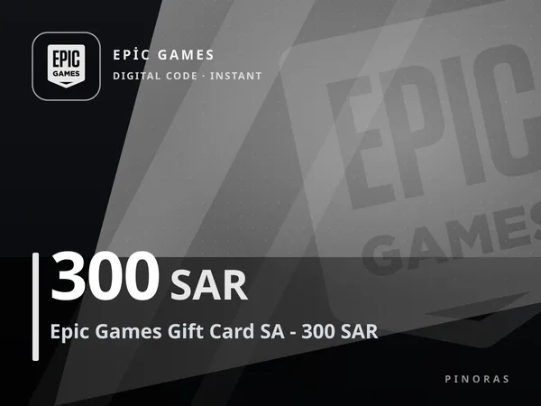 Epic Games Gift Card SA - 300 SAR