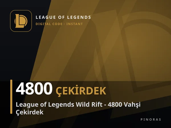 League of Legends Wild Rift - 4800 Vahşi Çekirdek