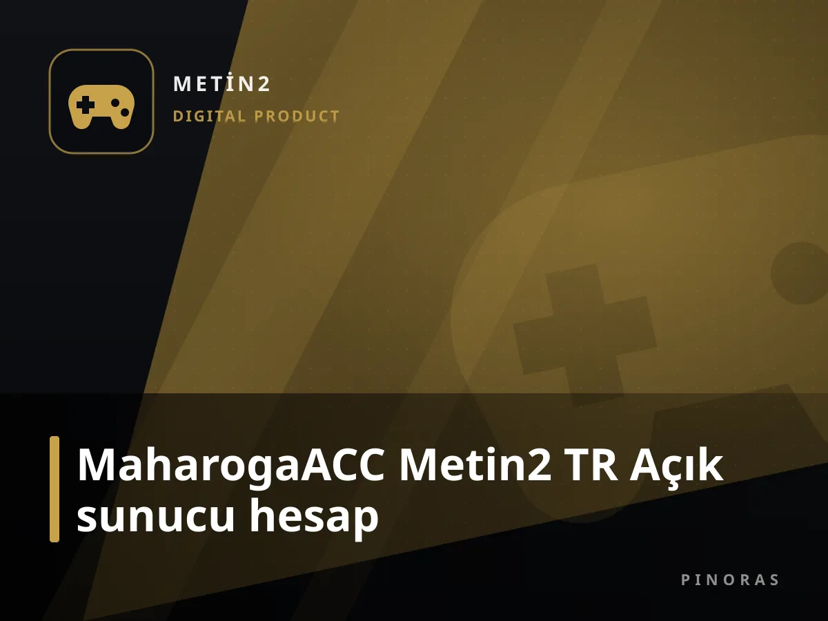MaharogaACC Metin2 TR Açık sunucu hesap — Pinoras