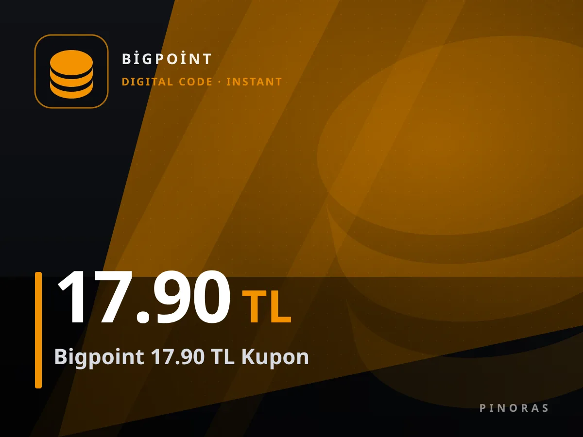 Bigpoint 17.90 TL Kupon — Pinoras