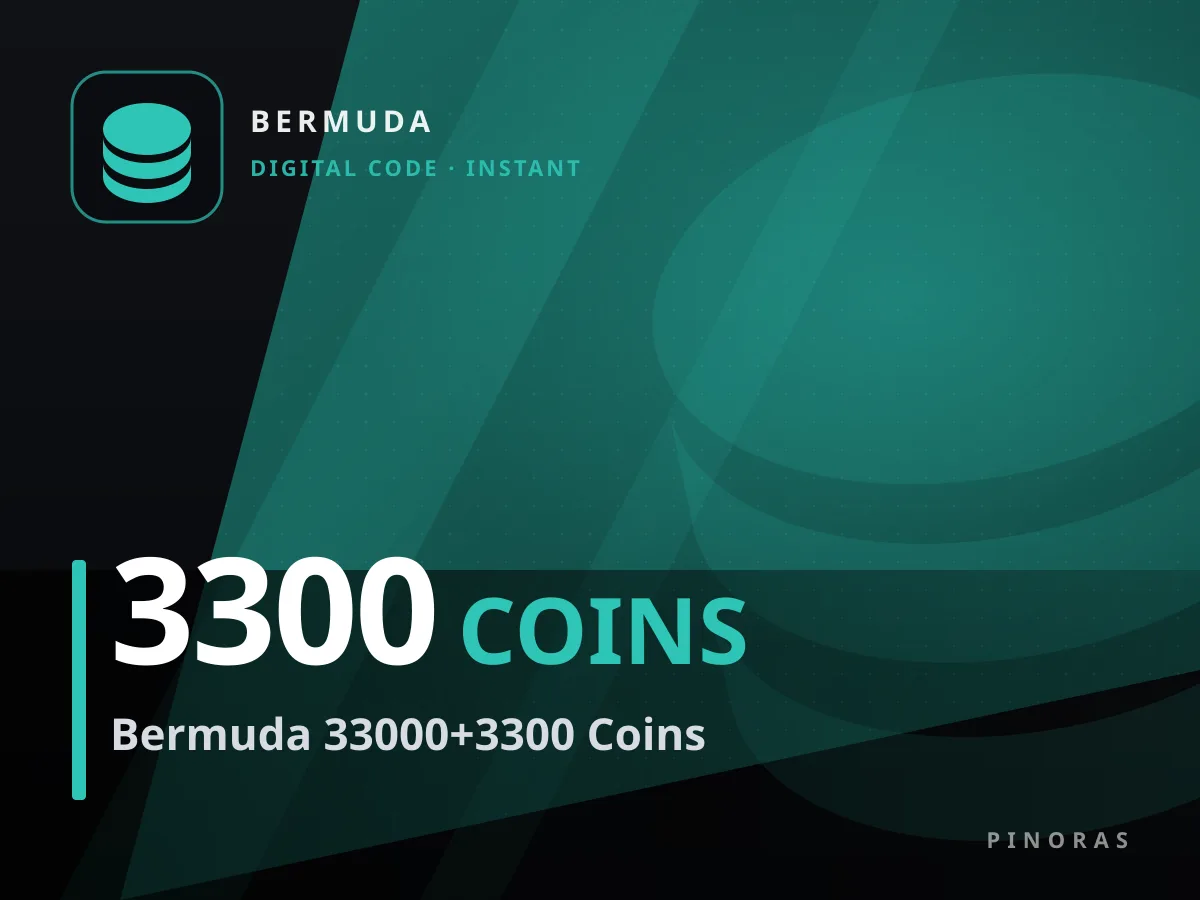 Bermuda 33000+3300 Coins — Pinoras