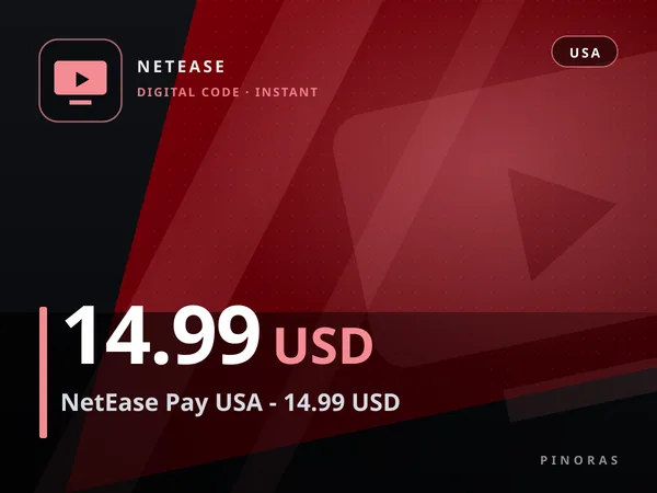 NetEase Pay USA - 14.99 USD