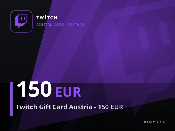 Twitch Gift Card Austria - 150 EUR