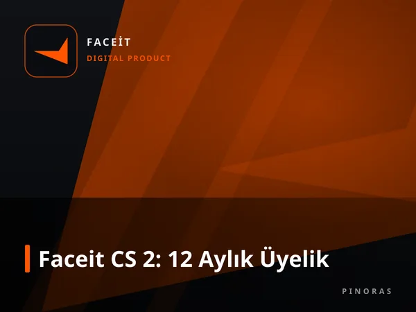 Faceit CS 2: 12 Aylık Üyelik