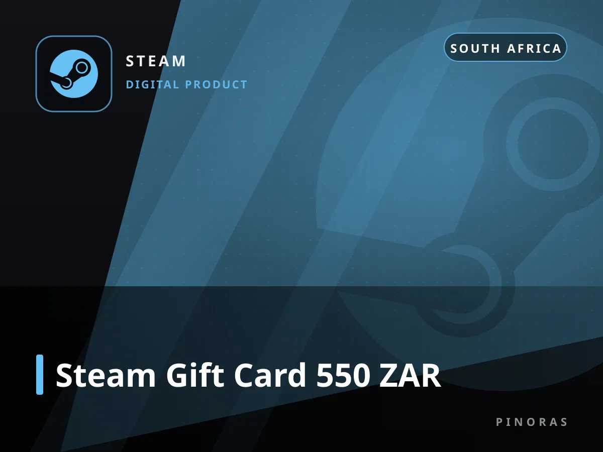Steam Gift Card 550 ZAR — Pinoras