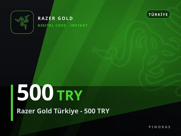Razer Gold Türkiye - 500 TRY