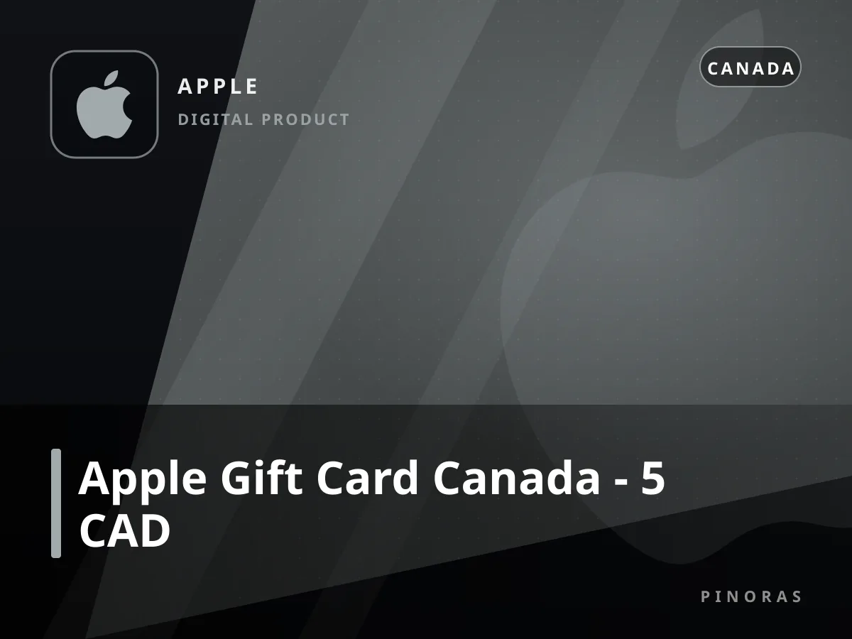 Apple Gift Card Canada - 5 CAD — Pinoras