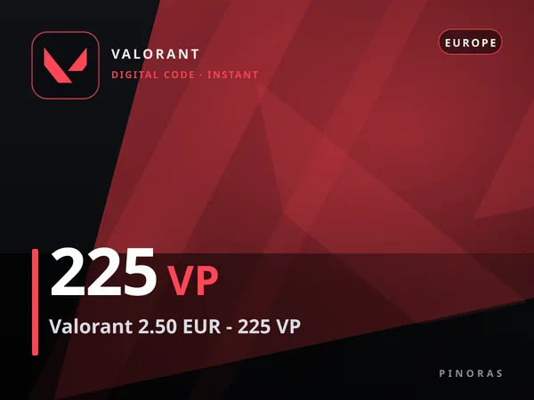 Valorant 2.50 EUR - 225 VP