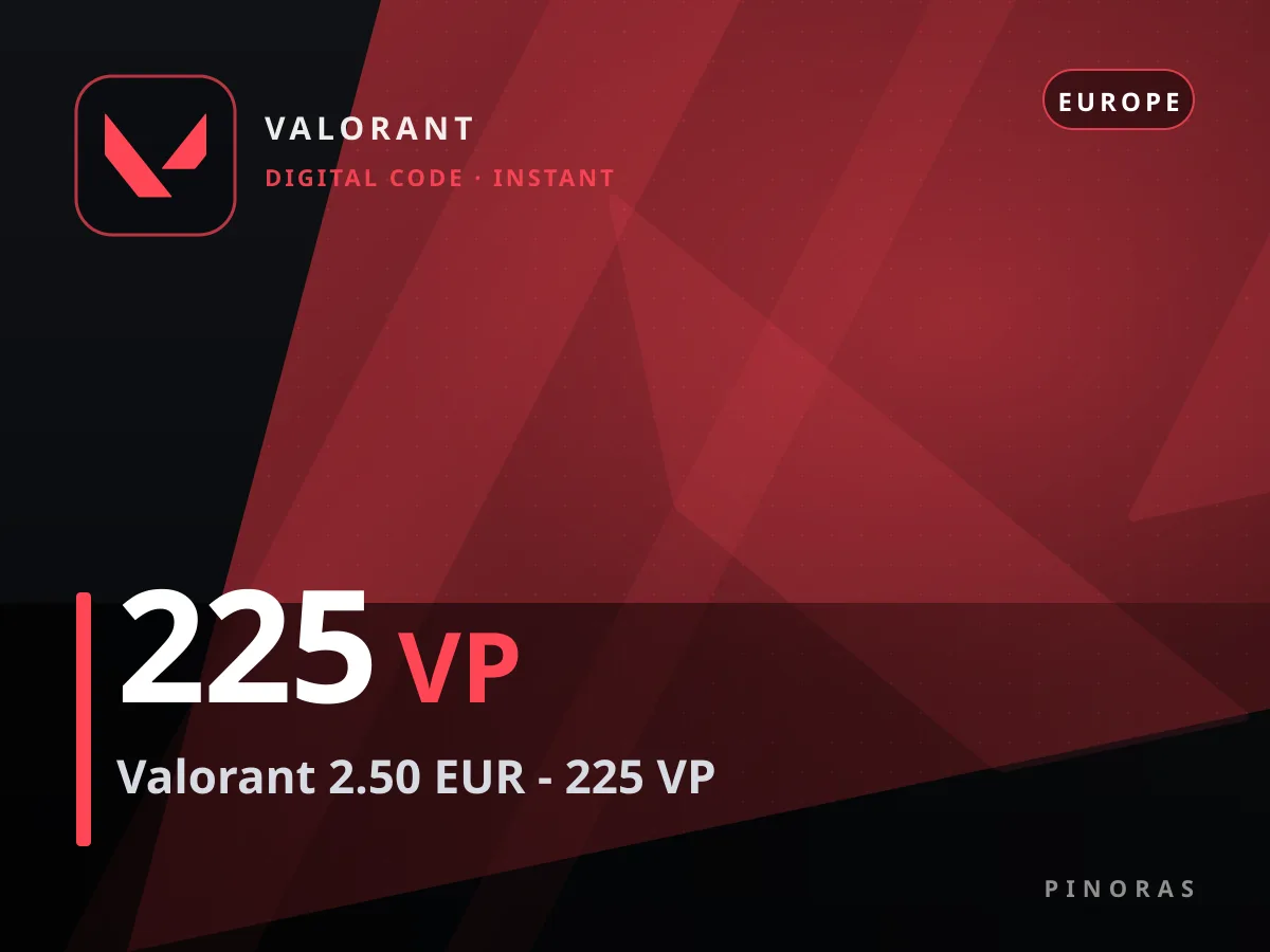 Valorant 2.50 EUR - 225 VP — Pinoras