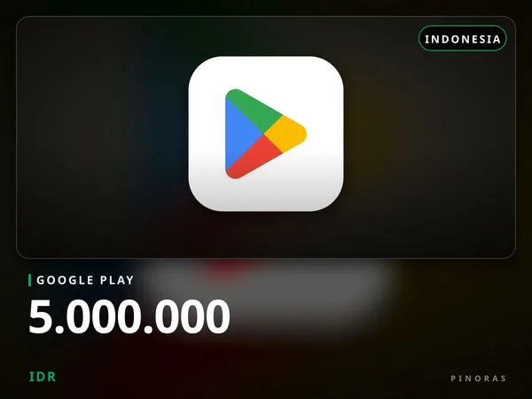 Google Play Indonesia - 5.000.000 IDR