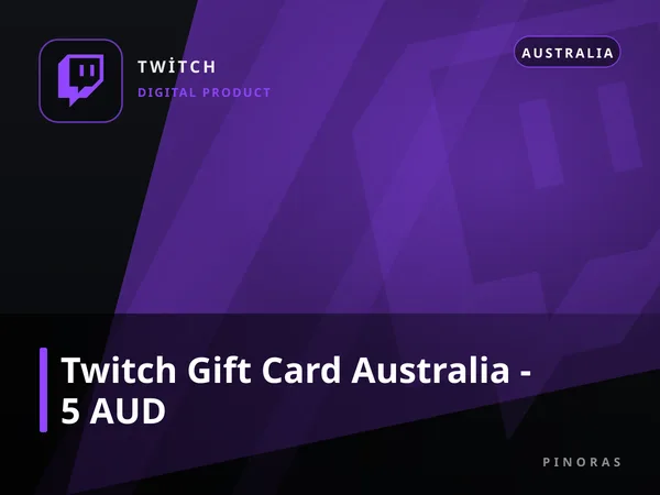 Twitch Gift Card Australia - 5 AUD