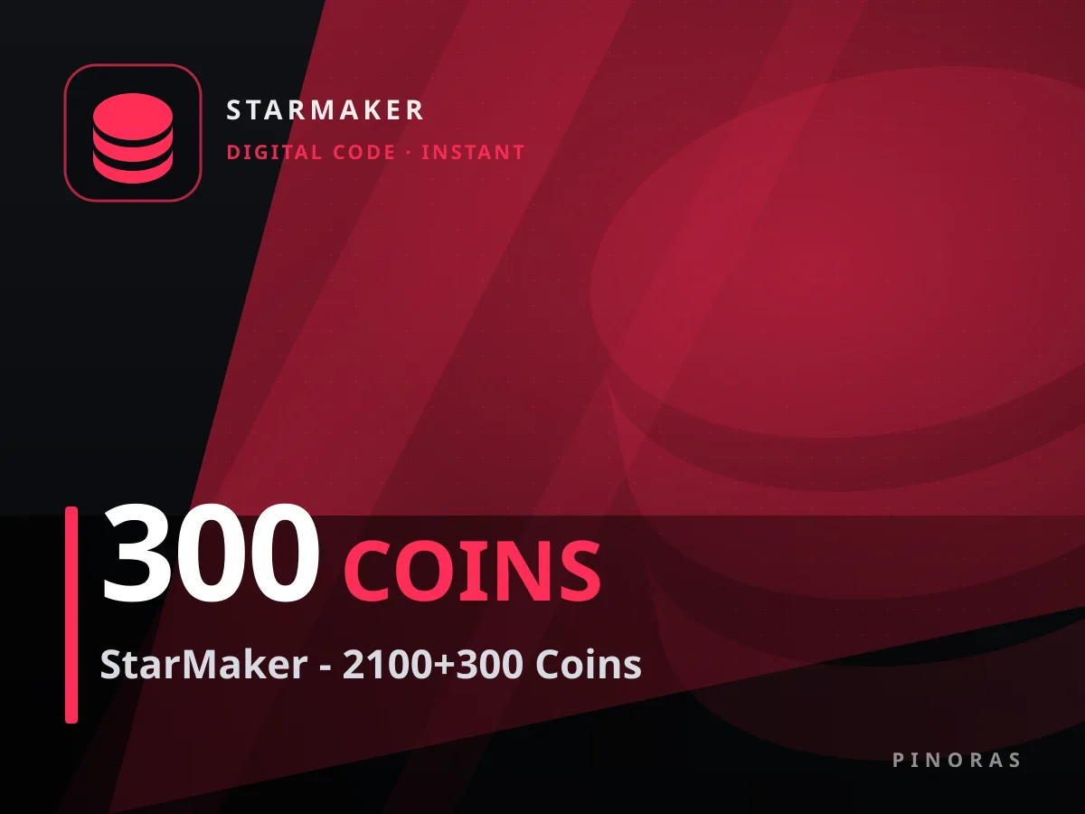 StarMaker - 2100+300 Coins — Pinoras