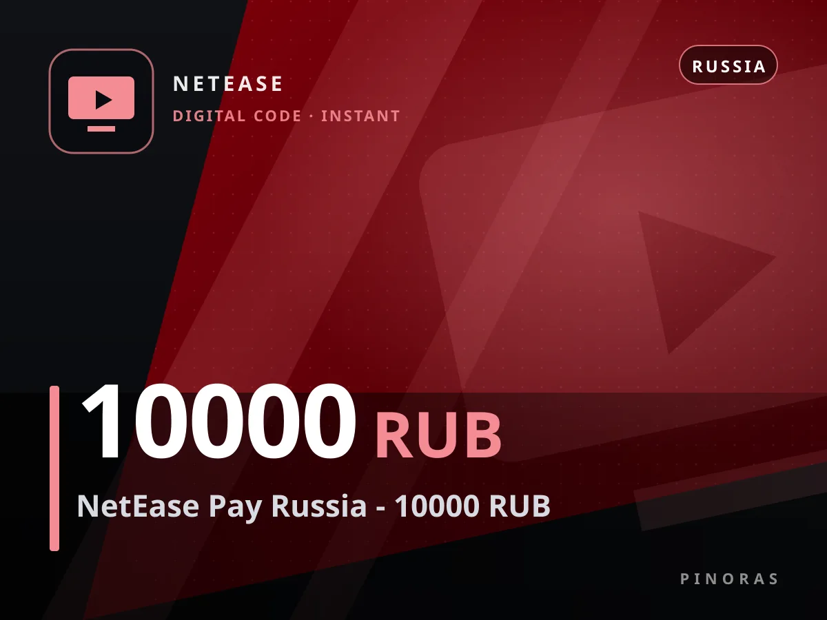 NetEase Pay Russia - 10000 RUB — Pinoras