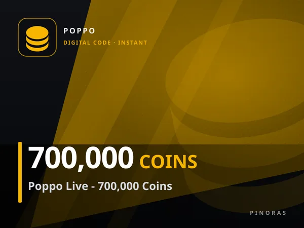 Poppo Live - 700,000 Coins