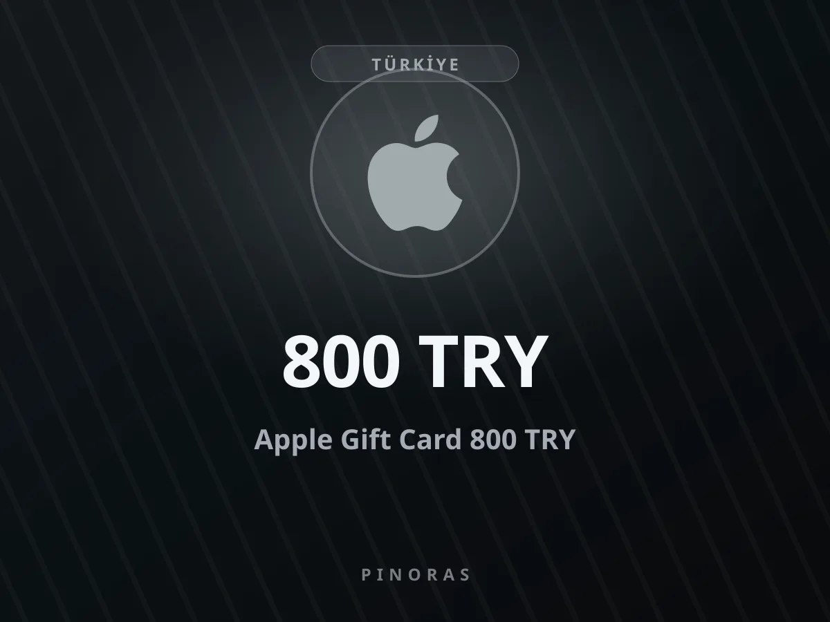 Apple Gift Card 800 TRY — Pinoras