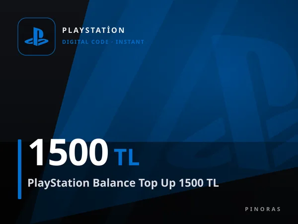 PlayStation Balance Top Up 1500 TL