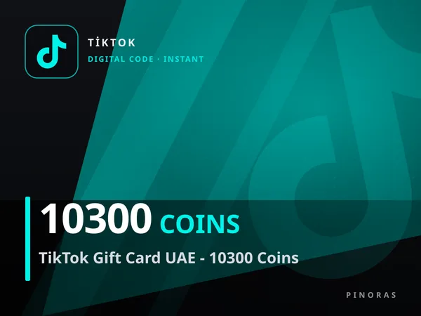 TikTok Gift Card UAE - 10300 Coins