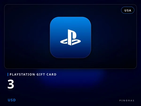 Playstation Gift Card 3 USD