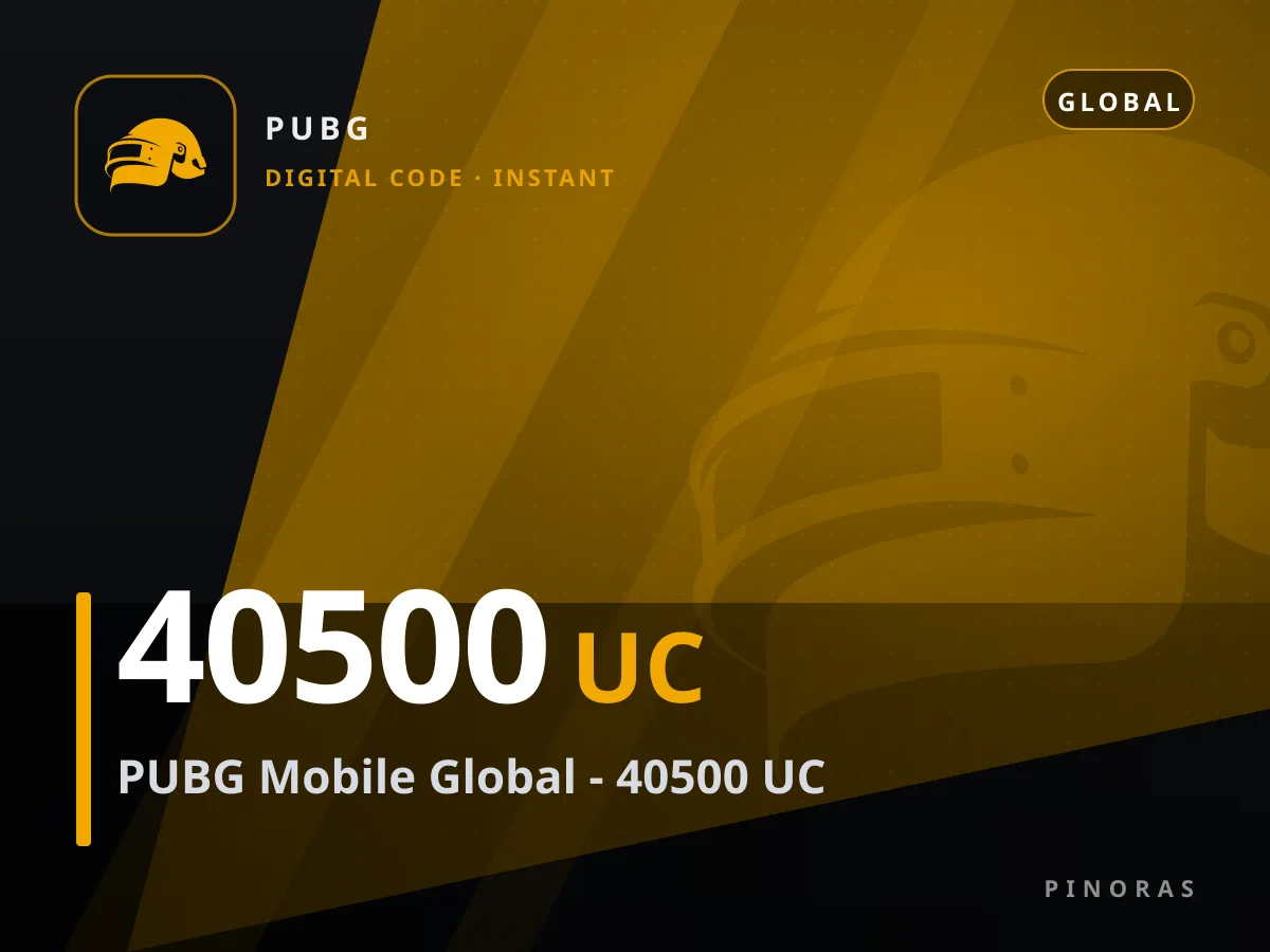 PUBG Mobile Global - 40500 UC — Pinoras
