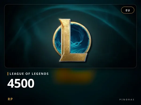 League of Legends 35 EUR - 4500 RP