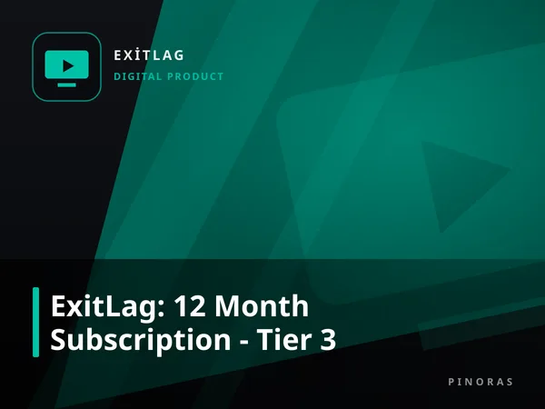 ExitLag: 12 Month Subscription - Tier 3