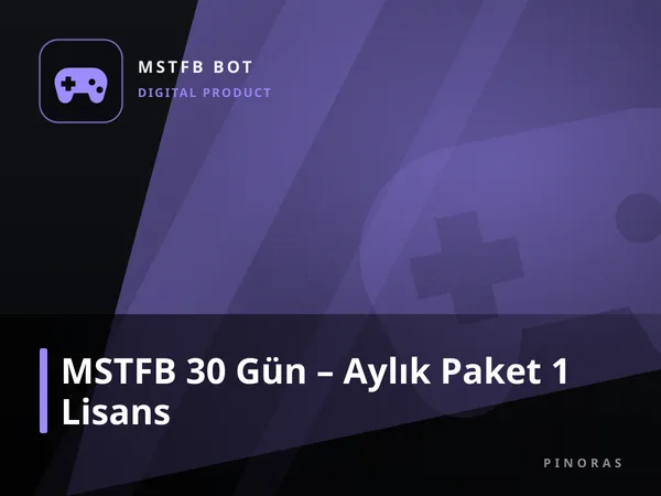 MSTFB 30 Gün – Aylık Paket 1 Lisans