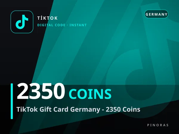 TikTok Gift Card Germany - 2350 Coins