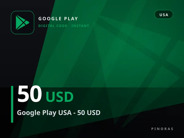 Google Play USA - 50 USD