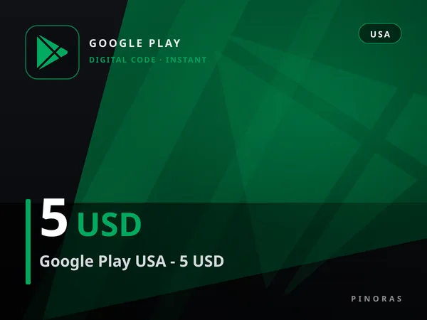 Google Play USA - 5 USD