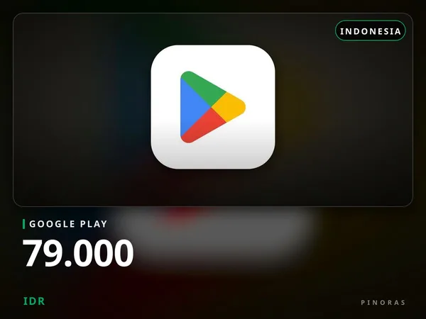 Google Play Indonesia - 79.000 IDR