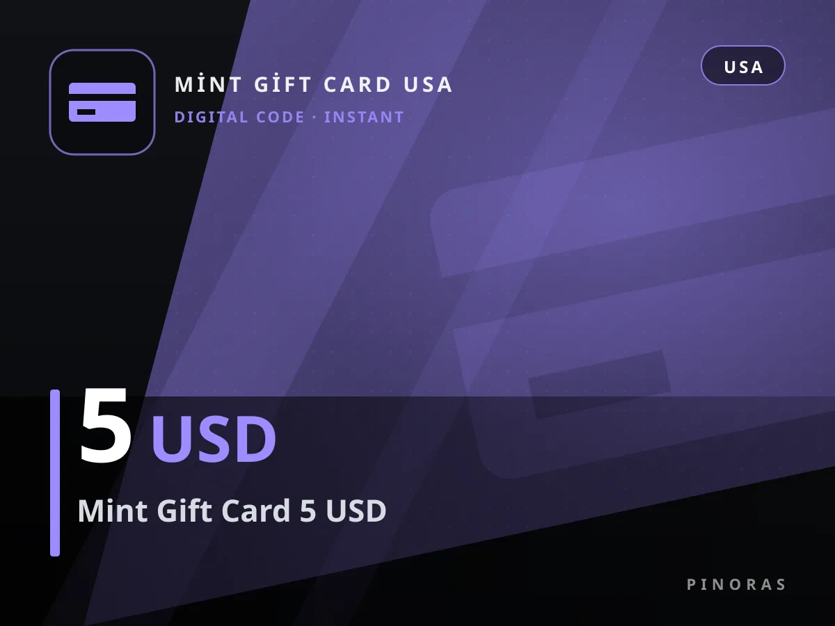 Mint Gift Card 5 USD — Pinoras