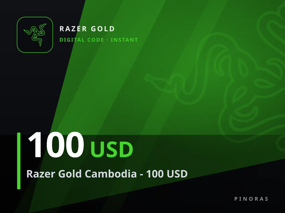 Razer Gold Cambodia - 100 USD — Pinoras