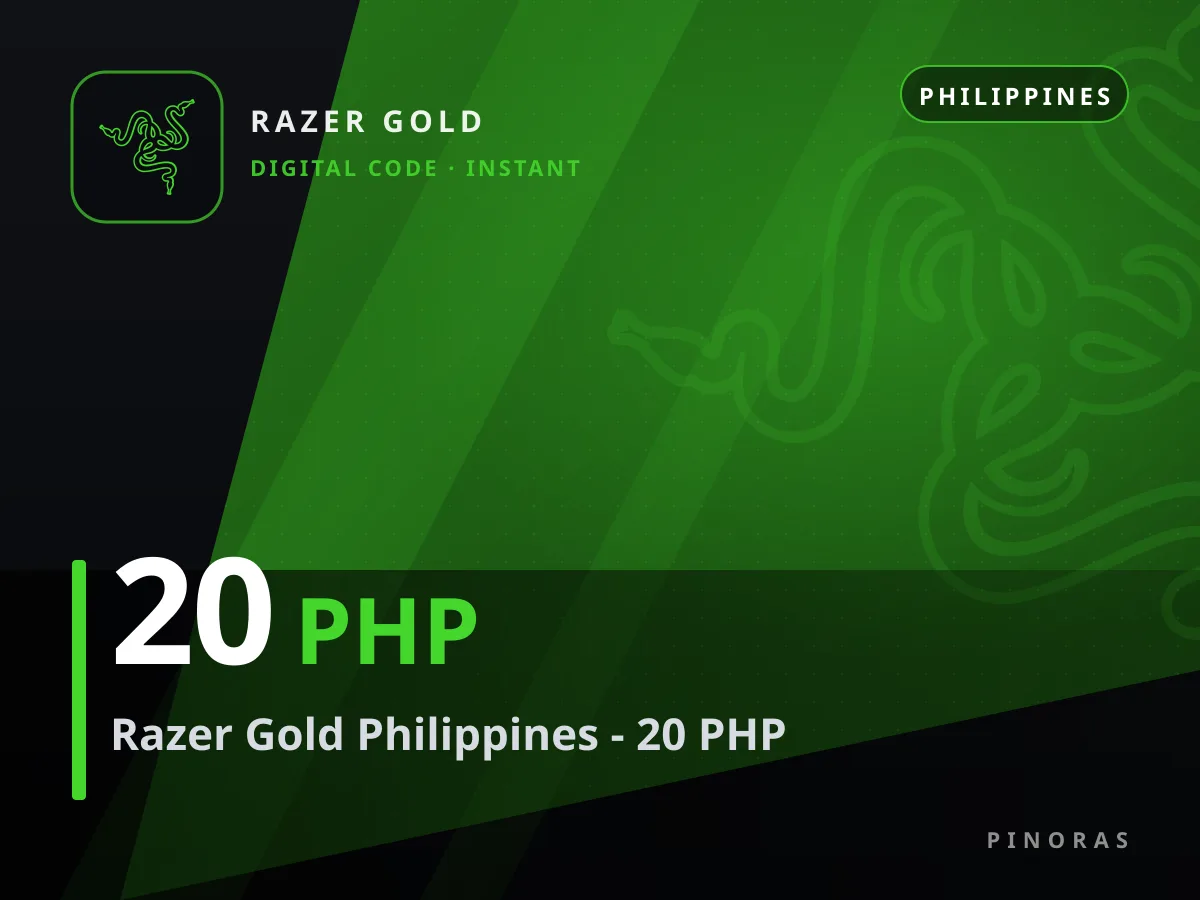 Razer Gold Philippines - 20 PHP — Pinoras