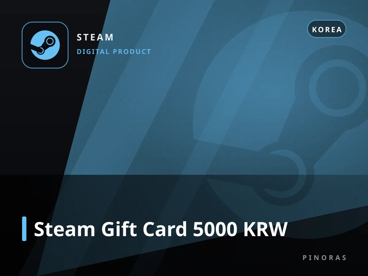 Steam Gift Card 5000 KRW — Pinoras