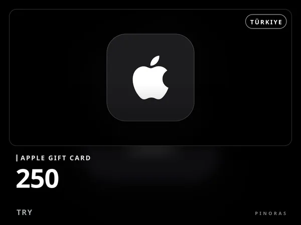 Apple Gift Card 250 TRY