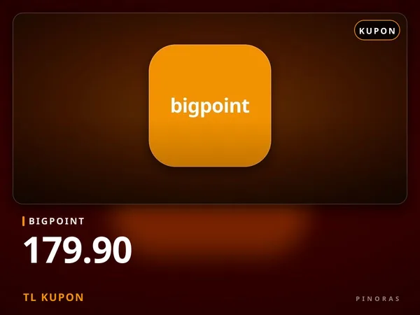 Bigpoint 179.90 TL Kupon