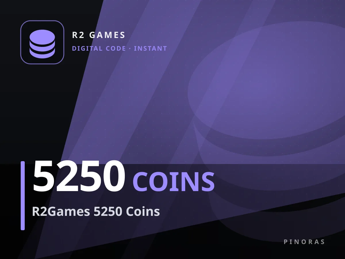 R2Games 5250 Coins — Pinoras