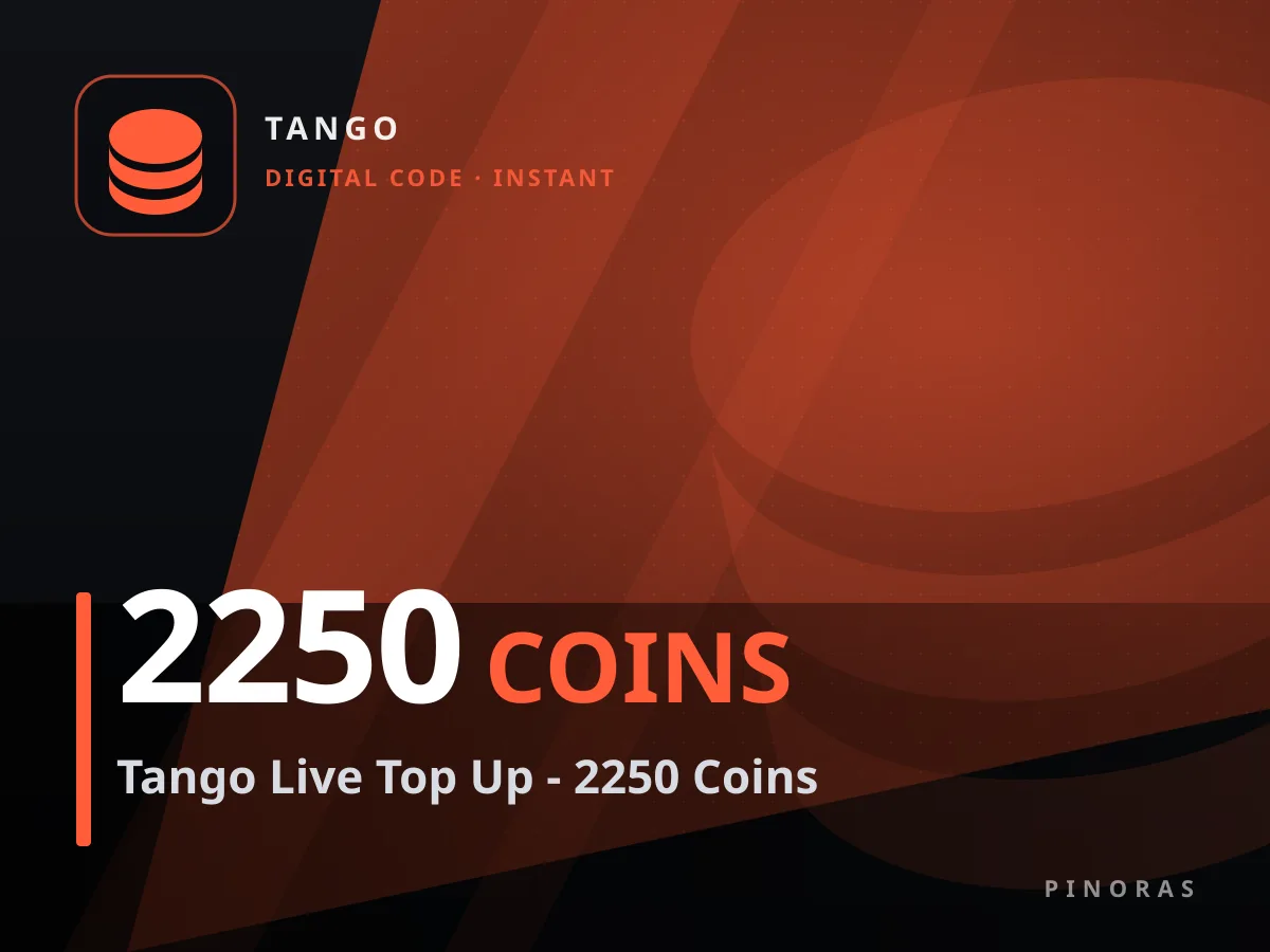 Tango Live Top Up - 2250 Coins — Pinoras