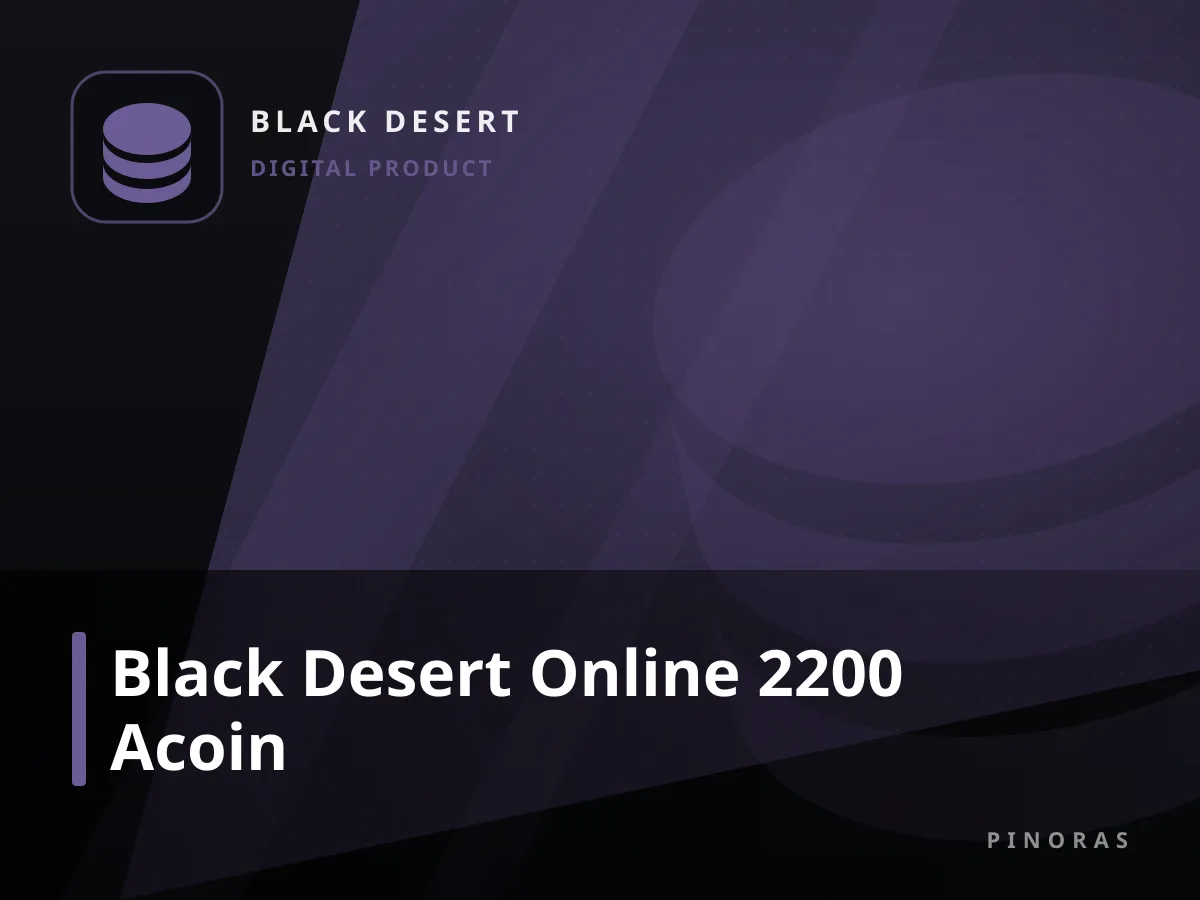 Black Desert Online 2200 Acoin — Pinoras