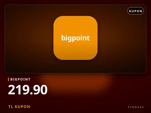 Bigpoint 219.90 TL Kupon