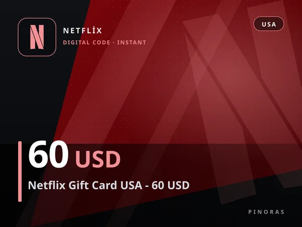 Netflix Gift Card USA - 60 USD