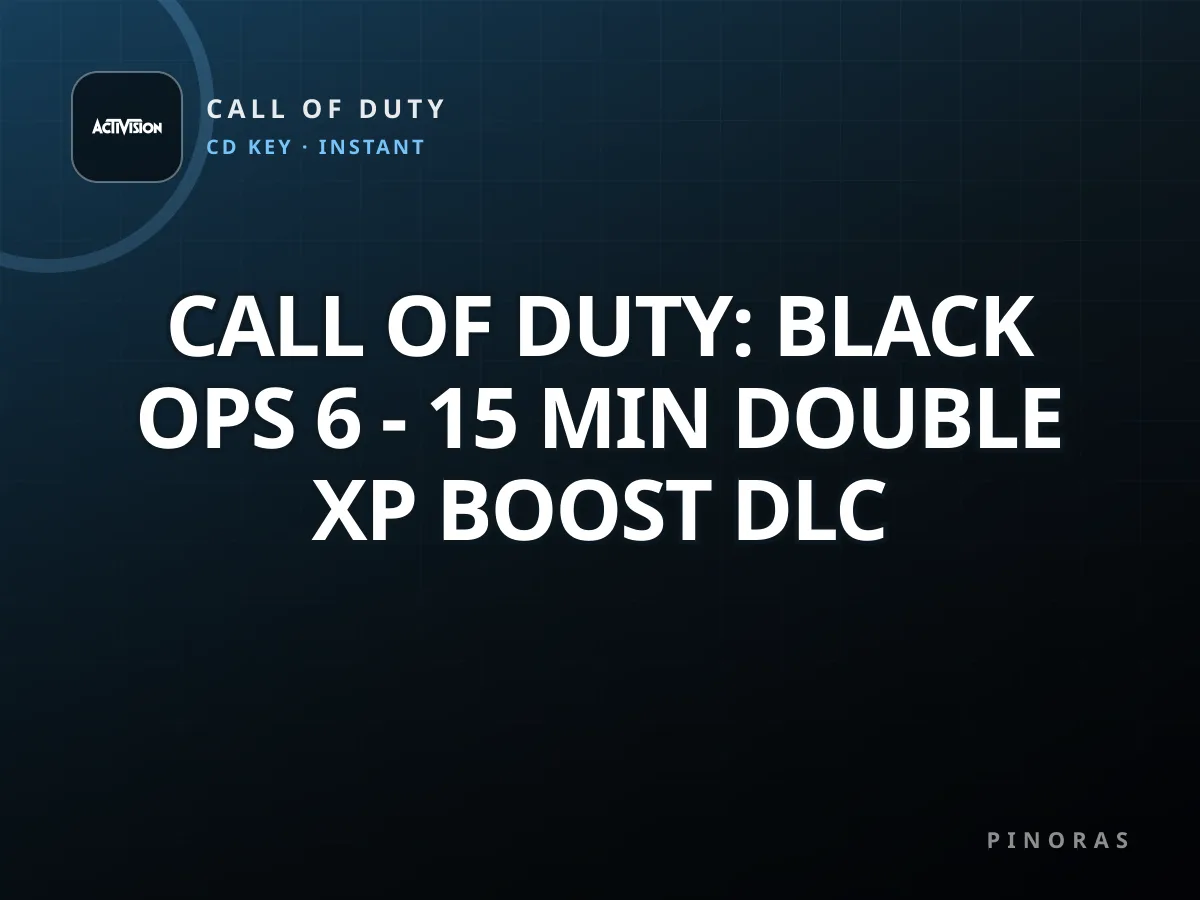 Call of Duty: Black Ops 6 - 15 Min Double XP Boost DLC CD Key — Pinoras