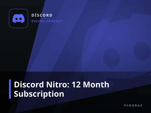 Discord Nitro: 12 Month Subscription