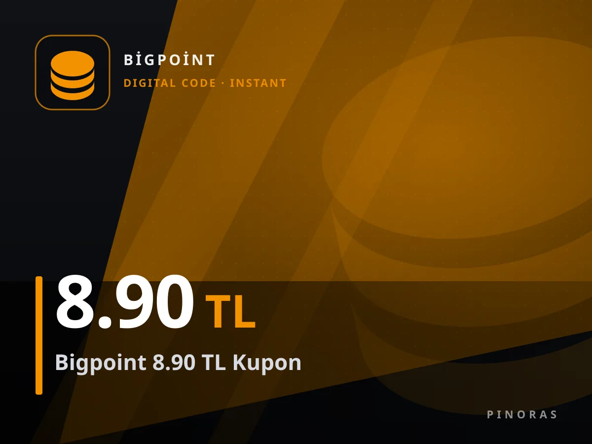 Bigpoint 8.90 TL Kupon — Pinoras