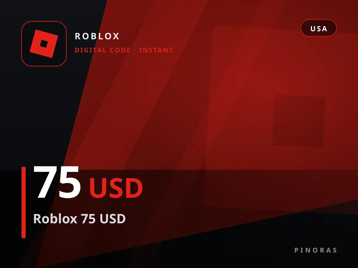 Roblox 75 USD — Pinoras